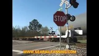 NS Train 177 at Green, GA with solid BCOL power