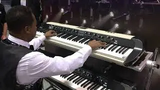 Kris Nicholson test drives the New Korg SV-2S Stage Piano at Namm 2020