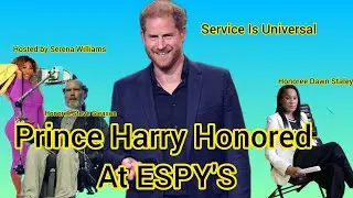 Prince Harry Honored Pat Tillman Award At 2024 ESPY'S; Princess Meghan Spotting; Welfare Royal Skit