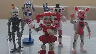 Unboxing/Review Action Figures dos Funtimes de Five Nights at Freddy Sister Location