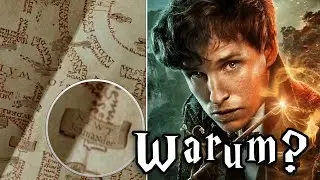 Warum Newt Scamander auf der Karte des Rumtreibers war