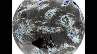 Super Typhoon Gay (Seniang) (1992) colored full disk satellite Imagery . from origins to dissipation