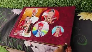 Letest wedding album: 9 in 1 combo velvet cover with cup, pillow, keychain, calendar, photoframe etc