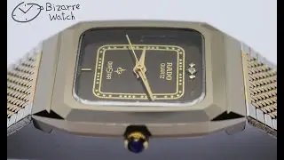 Box & Papers: Vintage Goldplated Rado 110.9509.3 Diastar Sapphire Crystal Watch