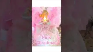 Pink Christmas Angel Tree Topper Animated Wing #pinkchristmas #christmasshorts #christmasdecor #pink