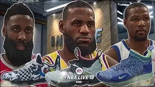 NBA Live 19: Fire New Sneakers, & Hairstyles Added via Content Update 1.19 + Gameplay!!!