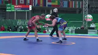 Qual. WW - 76 kg: Z. NEMETH (HUN) v. C. AXENTE (ROU)