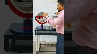Motorized Gyroscope Apparatus Lab Experiment Operational Demonstration