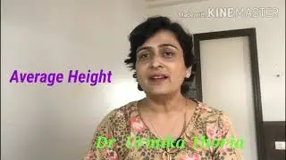What is AVERAGE STANDARD HEIGHT in India? | Watch NOW | Dr Urmika Thoria