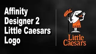 Tracing Little Caesars Logo in Affinity Designer 2