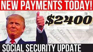 Повышение пособия по социальному обеспечению Берни на 2400 долларов! Новые чеки сегодня! Выплаты ...