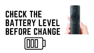 How to check battery level on Android TV remote control
