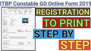 ITBP Constable GD Online Form 2019 | ITBP Online Form Kaise Bhare | ITBP GD Form Apply Online 2019