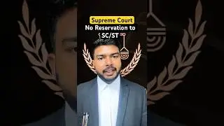 No Reservation to SC/ST says Supreme Court #ivlegal #advocateishankgupta #reservation #scstact
