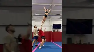 slip and fall 💥 #fails #coedstunting %&bull;#cheer #stunt #cheerleading #collegecheer