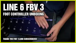 Распаковка ножного контроллера Line 6 FBV 3