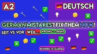 Fix Your German! 100+ Common A2 Mistakes & Confusing Words You NEED to Know
