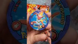 Lets open pokemon pogs! #shorts #pogs #toys