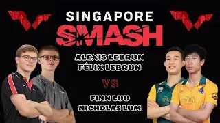 Alexis Lebrun / Felix Lebrun vs Finn Luu / Nicholas Lum (Singapore Smash 2023)