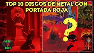 10 Álbumes de METAL con Portada ROJA 🔥Clásicos y Joyas de Mi COLECCIÓN