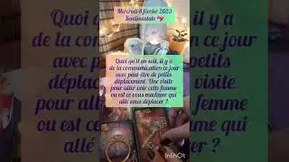 Sentimentale 8 f&eacute;vrier 2023💖 #cartomancie #divination #voyance #guidance #horoscope #oracle#&acirc;mesoeur