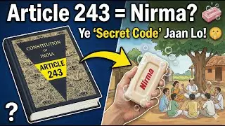 TOPPER'S SECRET MAGIC: Remember All Constitution Articles Forever! 🧠 (Best Polity Memory Hack) 🤫