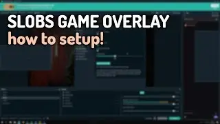 How To Setup StreamLabs OBS Game Overlay - New Feature!