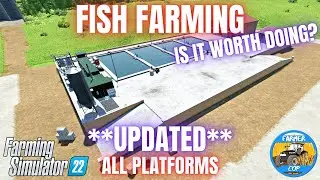 UPDATED FISH FARMING MOD TUTORIAL - Farming Simulator 22