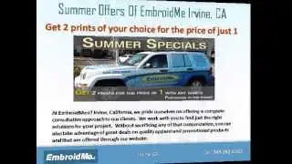 The embroidery store Irvine