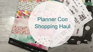Planner Con Shopping  Haul