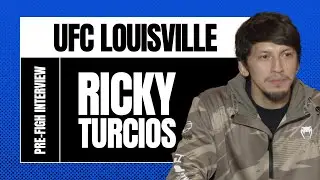 Ricky Turcios full UFC Louisville pre-fight media day interview