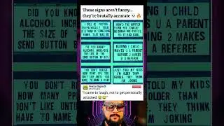 Funny Signs That Are Way Too Accurate 💀 | Adulting Hits Hard 😂