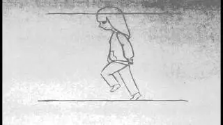 Character Walk Cycle Pencil Animation