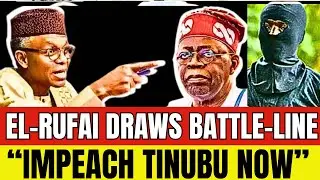 WAHALA DEY! EL-RUFAI DRAWS THE BATTLE LINE; ACCUSES TINUBU OF EMBEZZLEMENT. CALLS FOR IMPEACHMENT