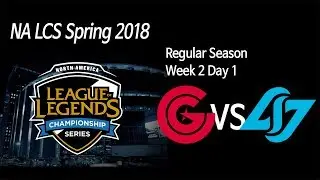 [ Clutch vs CLG ] - 2018 NA LCS Spring Week 2 Day 1 180128