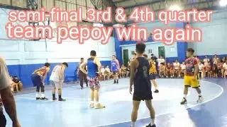 SEMI-Final//3rd & 4th Quarter//Basketball sa aming Barrio#basketball#basketakitheleague