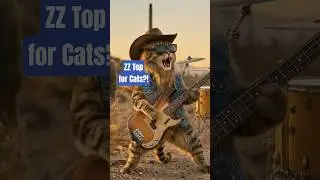 When your cat listens to too much ZZ Top 🕶️🎸