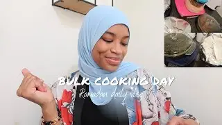 BULK COOKING DAY FOR THE WEEK | Suhoor, Taraweeh | RAMADAN DAILY 2023 |Bii.Fatouu|