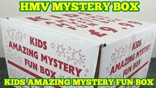 HMV £9.99 Kids amazing mystery fun box unboxing!