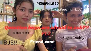 Question boys are afraid to ask to girls part 2 😂🌶️😱🥵🫦💦
