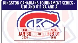 Game #1: Kingston Tournament Jan. 30, 2026 U10 AA Milton Winterhawks vs Upper York Admirals
