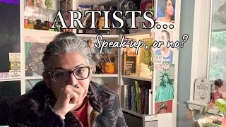 Artists...Speak up or no?| What does speaking up as an artist look like? | Pointing fingers?