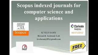 scopus indexed journals || Computer science || UGC indexed journals  || Unpaid || Fast publications