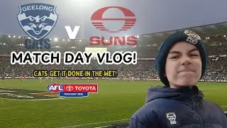 CATS IN THE TOP 4! | Geelong Cats V Gold Coast Suns | @TakeTwoTwins