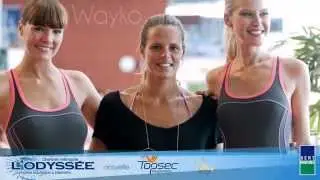 Laure Manaudou pr&eacute;sente sa collection LM Design &agrave; L'Odyss&eacute;e.
