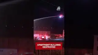 Unfinished apartment building in South Carolina destroyed following massive fire