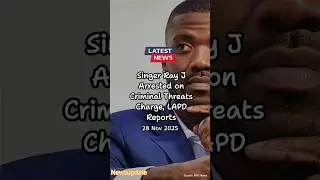 Singer Ray J Arrested on Criminal Threats Charge, LAPD Reports.#news #facts #shorts
