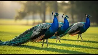 The Majestic Dance of Peafowls &ndash; Stunning Peacock Courtship Display in 4K