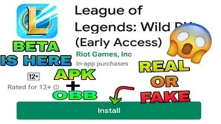 How To Download LOL Wildrift Beta|Real OR Fake?? Android/ios