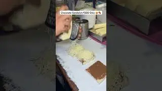 Chocolate Sandwich ₹200 only 😍🍫#ahmedabad #chocolate #shorts #sandwich #indianstreetfood